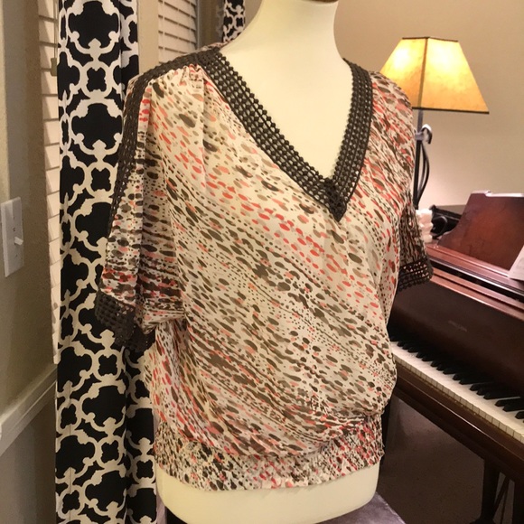a.n.a Tops - 🔴 5/$20 Sheer blouse top shirt size small